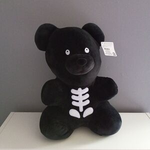 Large Black Gummy Bear Halloween Plush Stuffed Animal